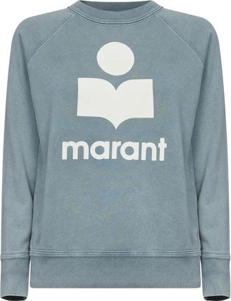 Isabel Marant Millyny Sweatshirt - Dames - Sweatshirts - Blauw - S - Katoen - Hoodies & sweatvesten