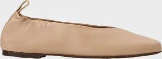 Aquatalia Clio Leather Ballerina Flats