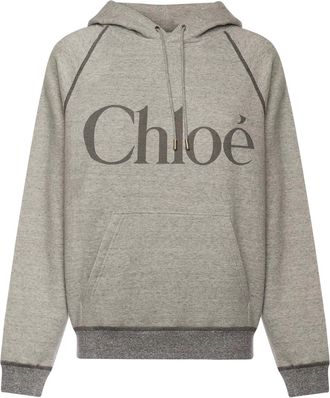 Chloé Cotton-blend Fleece Logo Sweatshirt