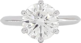 Verde 2.5ct IGI Certified Lab-grown Round Brilliant Cut Diamond Ring