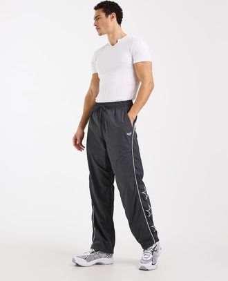 Hollister Pantaloni sportivi ampi neri con profili a contrasto-Nero