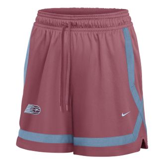 Nike (WMNS) Nike Toronto Tempo 5 Studio Fleece Shorts Pink Smoke Work Blue Hydrogen Blue IR0882-654