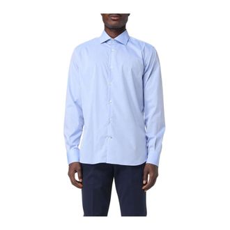 Brooksfield Casual Shirts, male, Blue, XL, Light Blue Shirt for Men
