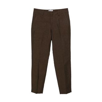 Pantaloni Torino Slim-fit Trousers, female, Brown, Size: XL Slim-fit Trousers