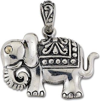 Samuel B. Silver Elephant Pendant