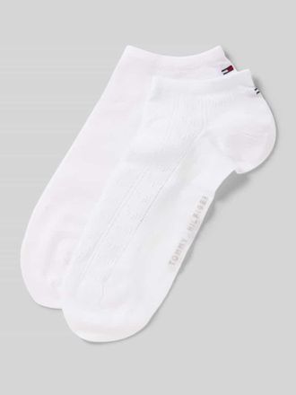 Tommy Hilfiger Sneaker-Socken aus Lyocell-Mix im 2er-Pack in Weiss, Gr&ouml;&szlig;e 39-42