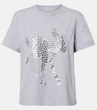 J.W.Anderson Embellished cotton jersey T-shirt