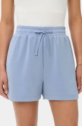 Sweaty Betty Sand Wash Cloudweight High Waist Shorts in Laguna Blue at Nordstrom, Size X-Small