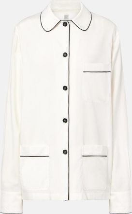 Toteme Oversized silk shirt
