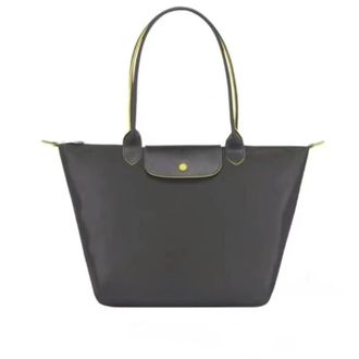 Generic Multipurpose Tote Bag: Foldable Soft Nylon, 3 Sizes, Stylish Water-Resistant Designer Handbag for Work, Travel, Gym (Anniversary Gun Ash,Medium)