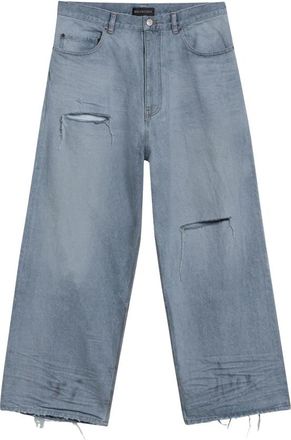 Balenciaga Loose-fit Jeans, male, Blue, Size: S Minimal Baggy Pants