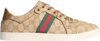 Gucci Beige Stretch Sneakers