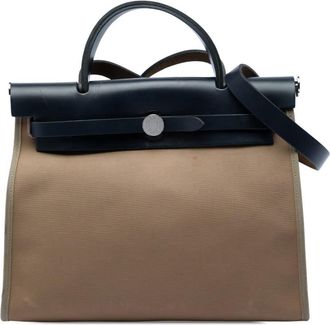 Herm&egrave;s Pre-owned Hermes Toile Herbag Zip 31 Satchel Ladies 3VOVZYSMKQILJG3I