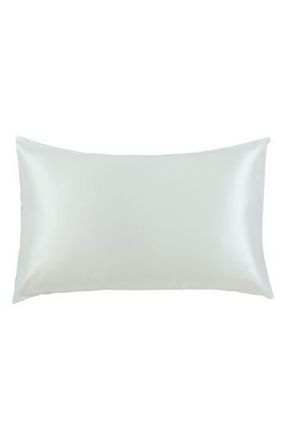 Melange Home 100% Pure Mulberry Silk Pillow Case in Ivory at Nordstrom Rack, Size King