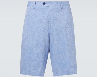Etro Paisley cotton Bermuda shorts