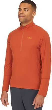 RAB Sonic Long-Sleeve Zip Shirt - Mens in Red Clay at Nordstrom, Size Xx-Large