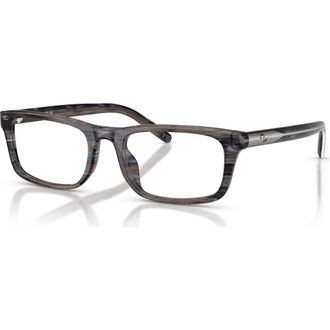 Diesel 52mm Rectangle optical glasses in Grey at Nordstrom