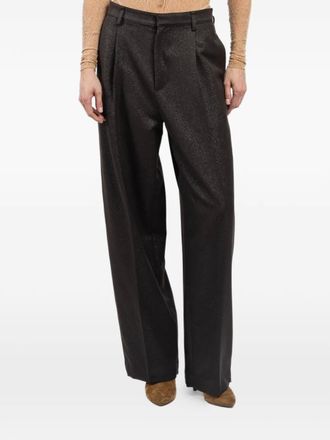 Darkpark Danielle pleated trousers - Nero