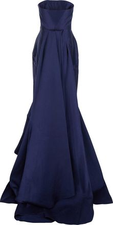 Solace London Womens Long Dress Imani Blue Polyester