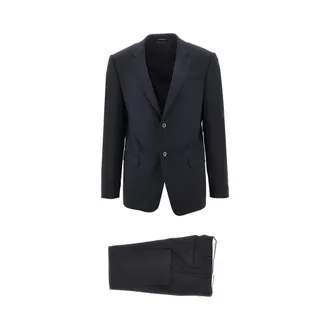Emporio Armani Stretch wool M Line tailored suit Man 48