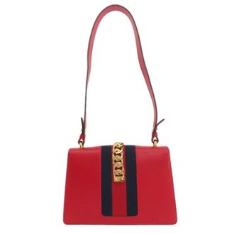 Gucci Pre-owned Shoulder Bags, female, Red, Size: ONE SIZE Pre-owned Vintage Shoulder Bag