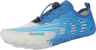 Generic Hike Footwear Barefoot for Women Men Breathable & Non Slip Athletic Barefoot Shoes Wide Toe Water Shoes for Beach Swimming Hiking Boating Sailing (Blu