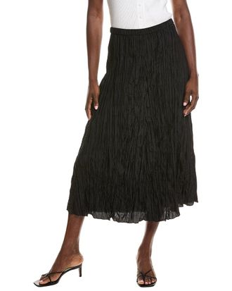 Eileen Fisher Flared Silk Midi Skirt