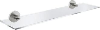 GROHE Start Planchet - 53x14.5cm - glas - Supersteel (RVS)-look)