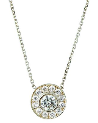 Diana M. Jewels Fine Jewelry 18K 0.65 Ct. Tw. Diamond Pendant Necklace