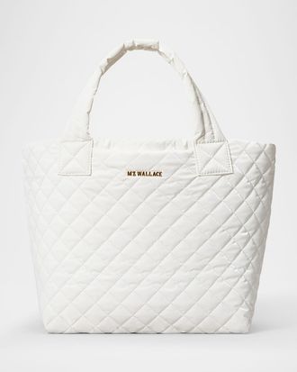 MZ Wallace Metro Deluxe Small Quilted Tote Bag