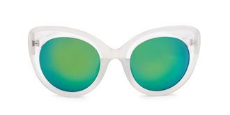 Linda Farrow ERDEM EDM14 C3 Womens Sunglasses White Size 55