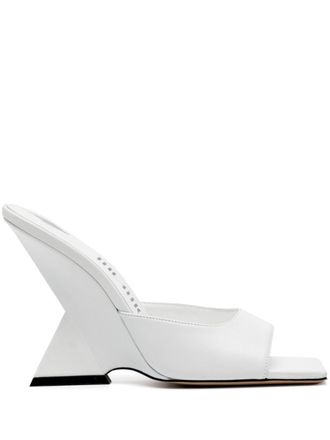 The Attico 105mm Cheope sandals - White