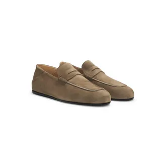 BOSS BY BECKHAM penny loafers in suede