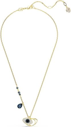 Swarovski Accessoires, Dames, Geel, ONE Size, Elegante Symbolica Kristal Ketting