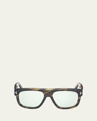 Tom Ford Icon T-Monogram Aviator Sunglasses