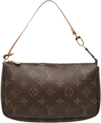 Louis Vuitton Pre-owned Shoulder Bags, female, Brown, Size: ONE SIZE Pre-owned Vintage Shoulder Bag