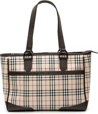 Burberry Pre-owned Burberry House Check Canvas Tote Ladies M0O7BSDFN75A1T86
