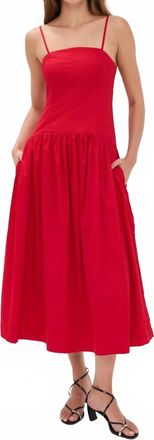 Joe's Womens The Mara Maxi Dress In Cherry Red