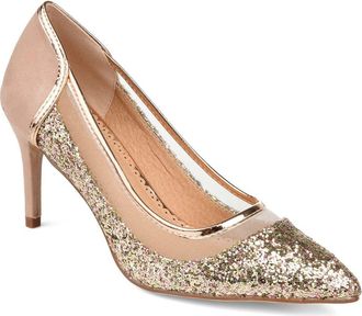 Journee Collection Kalani Pump in Rose Gold at Nordstrom Rack, Size 6.5