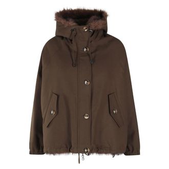 VALENTINI 1972 Valentini 1972 - Parka Eco Fox - Dames - Jassen - Groen - Maat: S Poliester