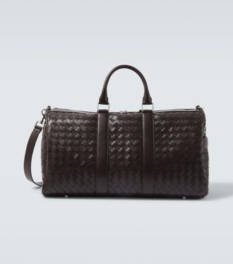 Bottega Veneta Intrecciato leather duffel bag