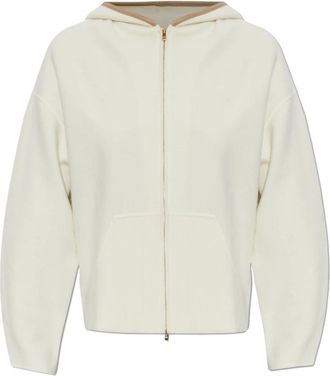 Max Mara Wool Cardigan Petali - Dames - Truien - Beige - Maat: M Wol