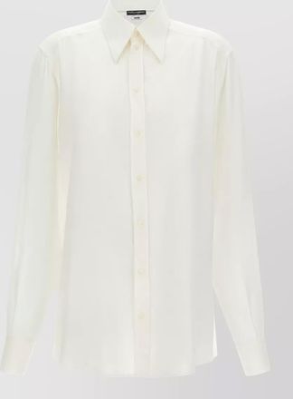 Dolce & Gabbana silk gold fit shirt