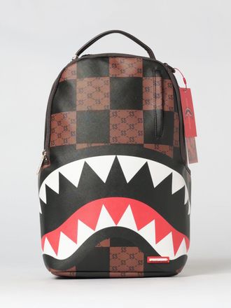 Sprayground Enlarged Checks Paris Saffiano Coated Cotton Backpack