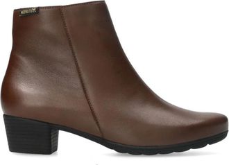 Mephisto Iola Enkelboot - Dames - Cowboylaarzen - Bruin - 36 EU - Leer - Schoenen