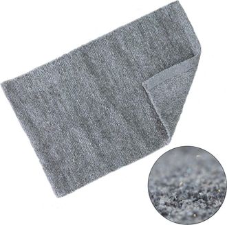 TJ Hughes Twinkle - Super Soft Bath Mat Luxury Bath Mat With Sparkle Detailing In Silver - TJ Hughes