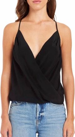Amanda Uprichard Crossover Cami In Black