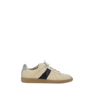 Maison Margiela Sneakers, male, Beige, Size: 8 1/2 US Vintage Style Sneakers with Lace-up Closure