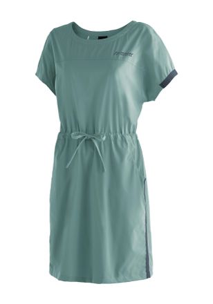 Maier Sports Midikleid MAIER SPORTS Fortunit Dress 2, Damen, Gr. 38, Normalgr&ouml;ssen, blau (mittelblau), 100% Polyester, Kleider Midikleid, Damen Kleid, sportliches 