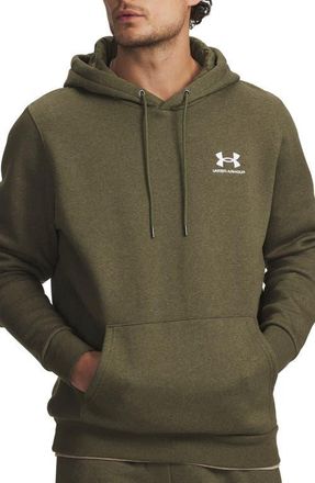 Under Armour UA Icon Fleece Hoodie in 391 Marine Od Green at Nordstrom, Size Xx-Large